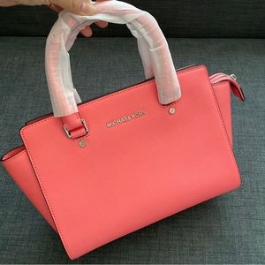 Michael Kors selma satchel bag NWT